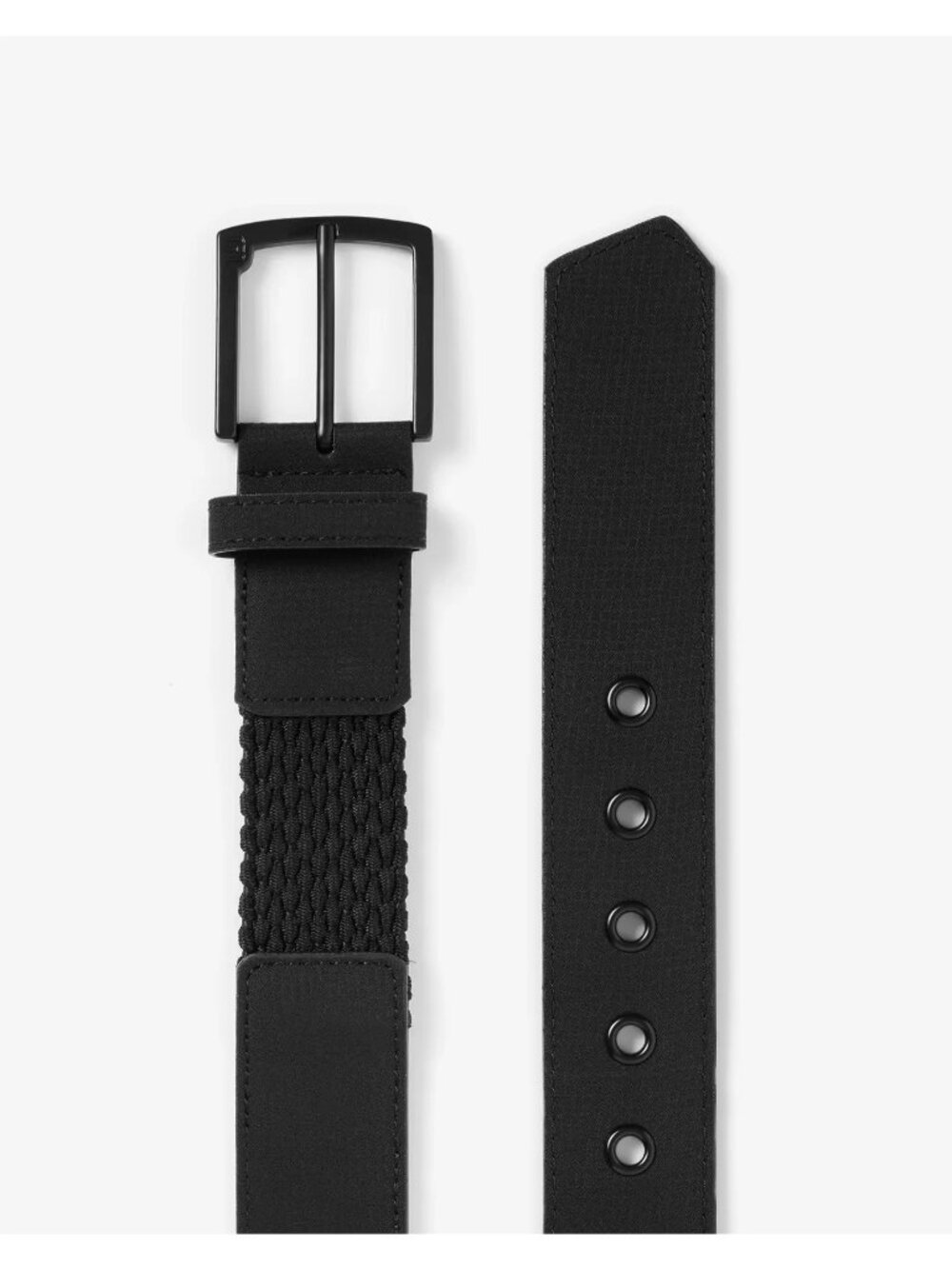 Travis Mathew Men's 36 Wanderlust Stretch Woven Belt Black Belt